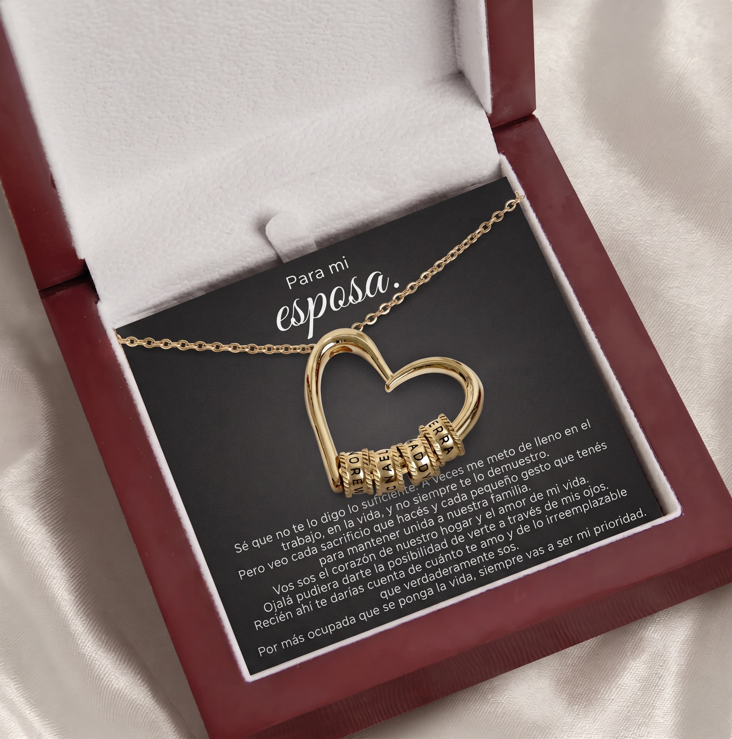 "El Corazón de la Familia" — Collar