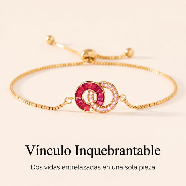 Pulsera de Piedras de Nacimiento Entrelazadas
