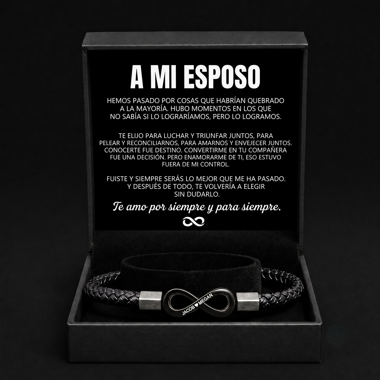 Pulsera personalizada «A mi esposo»