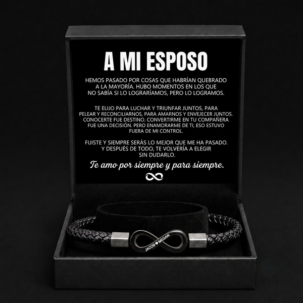 Pulsera personalizada «A mi esposo»