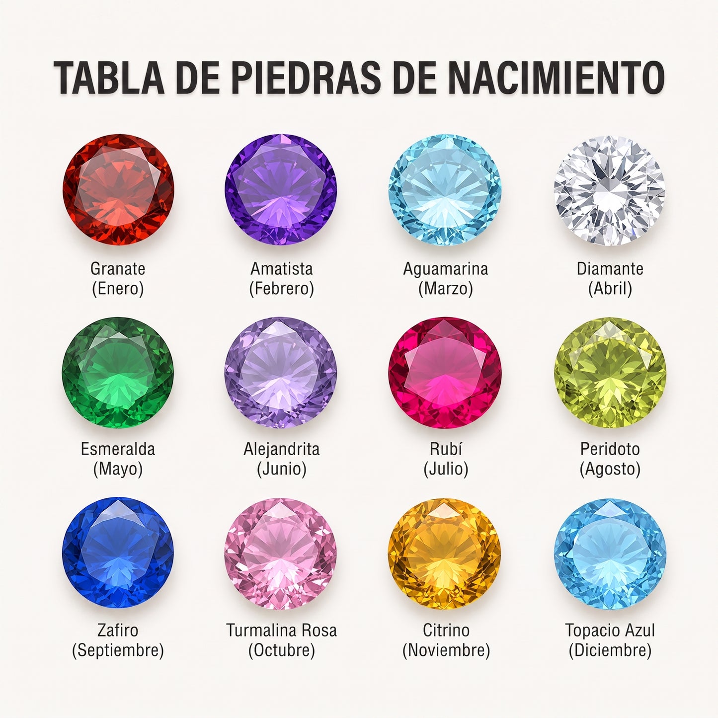 Pulsera de Piedras de Nacimiento Entrelazadas
