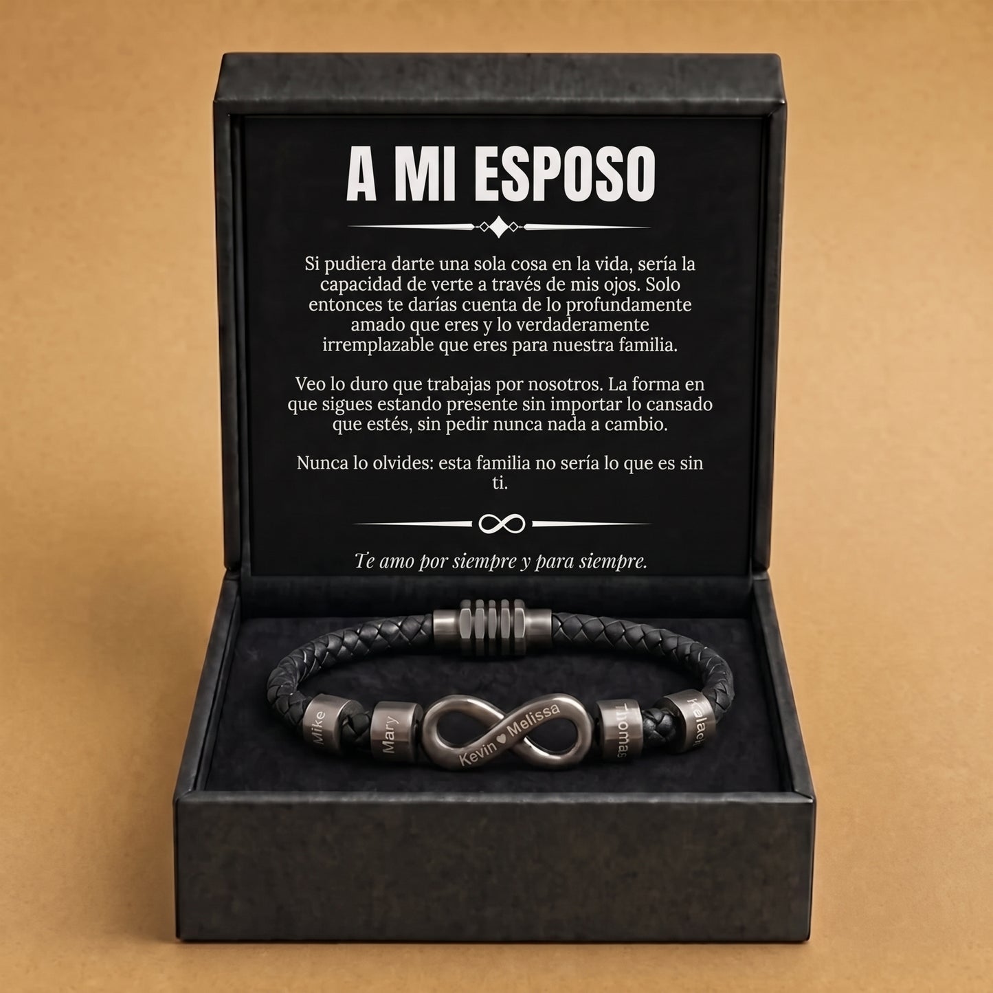 Pulsera Vínculo Infinito con Nombres