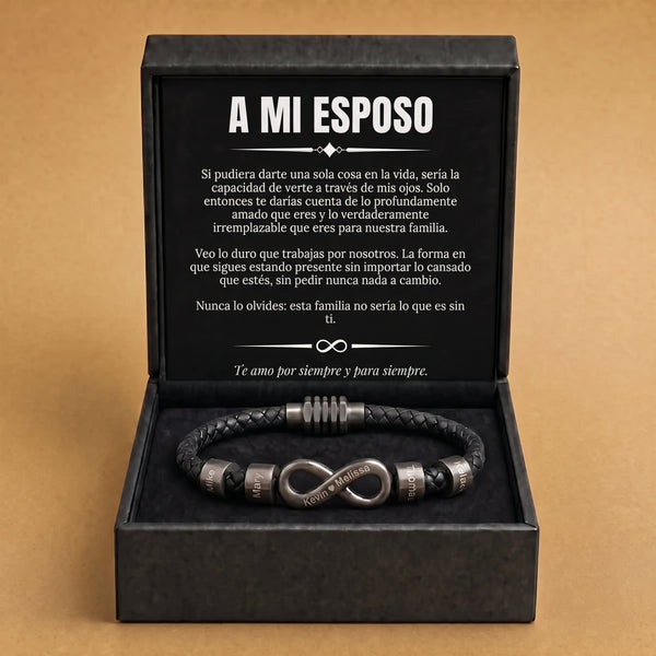 Pulsera Vínculo Infinito con Nombres