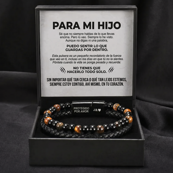 El Escudo de un Hijo – Pulsera de ojo de tigre